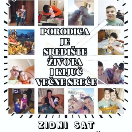 Sat sa 12 slika po želji kupca