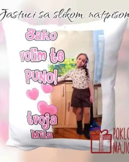 Bako volim te puno + slika po želji