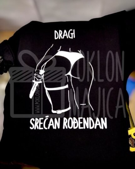 Dragi srećan rođendan (crna)