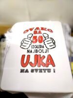 Ovako sa 50 izgleda najbolji ujka – 50. rodjendan – boja: bela