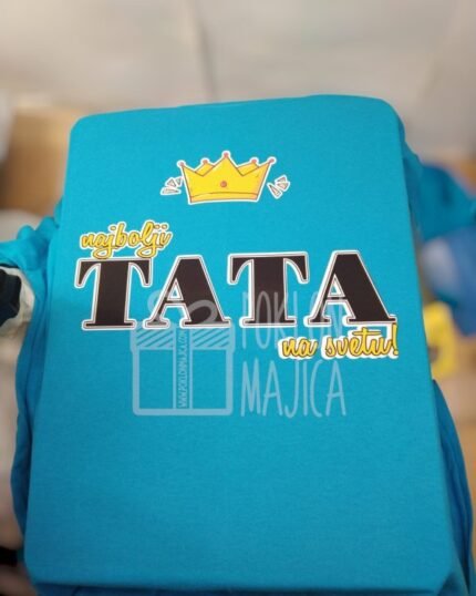 Najbolji tata na svetu kruna - plava