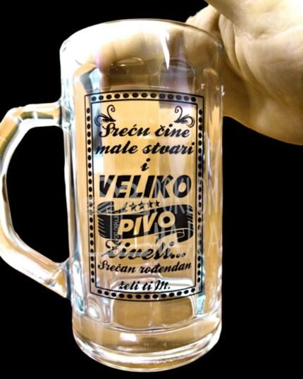 Sreća je veliko pivo + srećan rođendan
