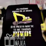 Bagerista i pivo crna