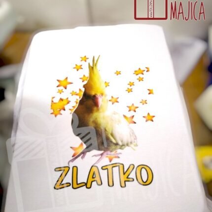 Majica sa slikom papagaja