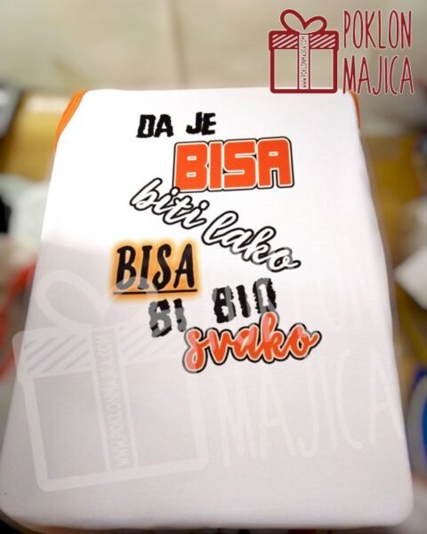 Da je Bisa biti lako – kecelja – Kecelja sa štampom