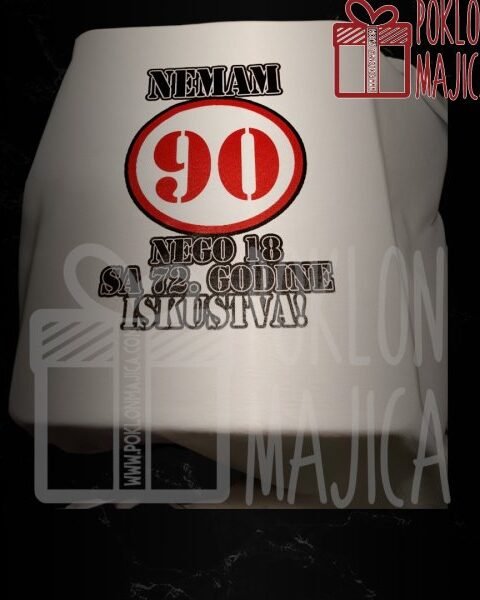Majica za 90. rođendan – Majica sa štampom