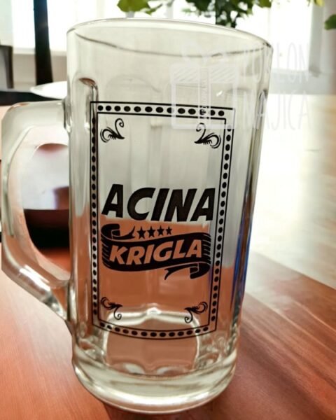 Acina krigla – Krigla sa natpisom