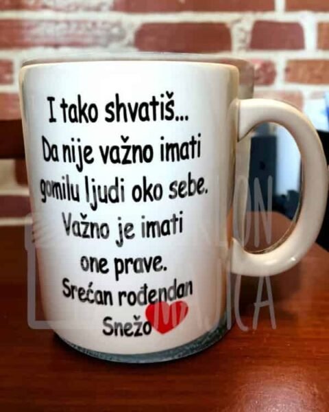 I tako shvatiš V3 – Šolja sa natpisom