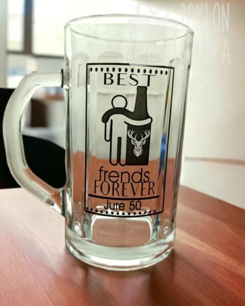 Best frend + jelen – Krigla sa natpisom