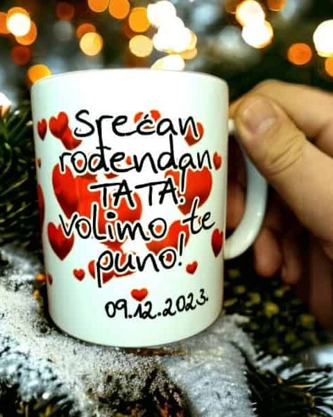 Srecan rodjendan tata V44 – Šolja sa natpisom