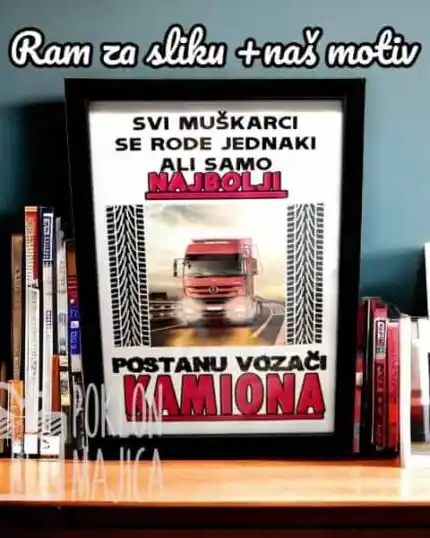 Vozaci kamiona crveni mercedes