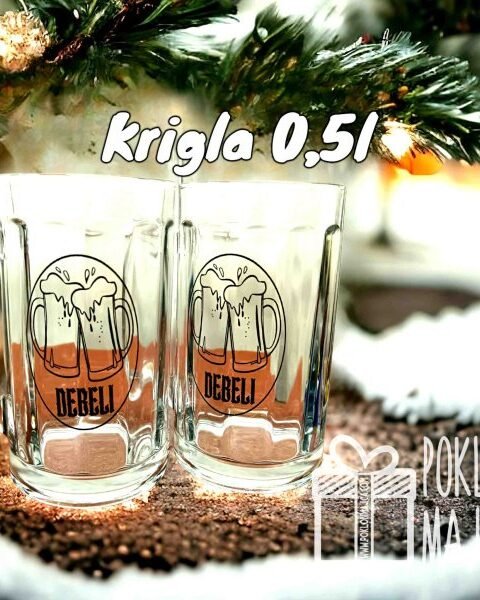 Debeli (1kom) – Krigla sa natpisom