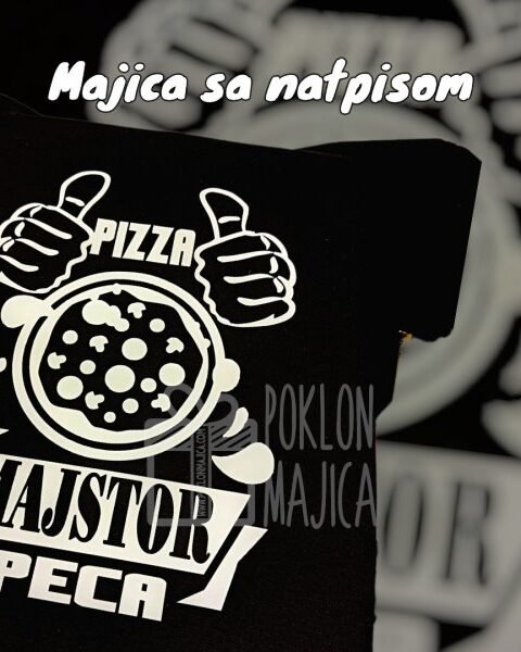 Pica majstor :) – Majica sa štampom – boja: crna