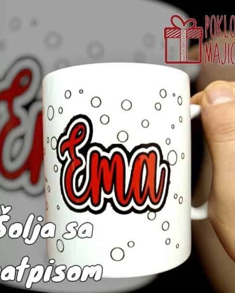 Ema – Šolja sa natpisom