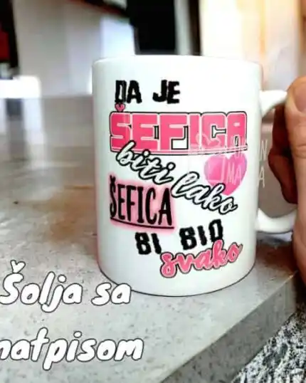 Šolja za šeficu :)