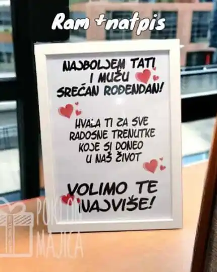 Najboljem tati i muzu :)