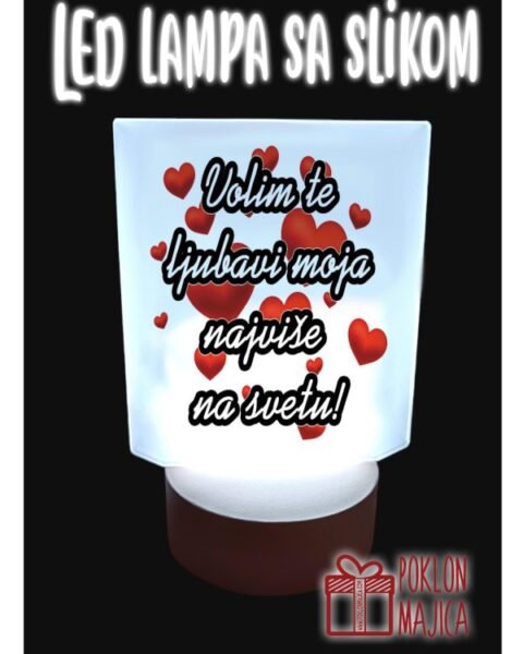 Volim te ljubavi LAMPA – Led lampa USB