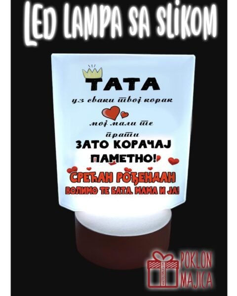 Tata uz svaki tvoj korak LAMPA – Led lampa USB