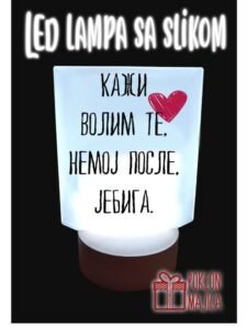 Kazi volim te - lampa