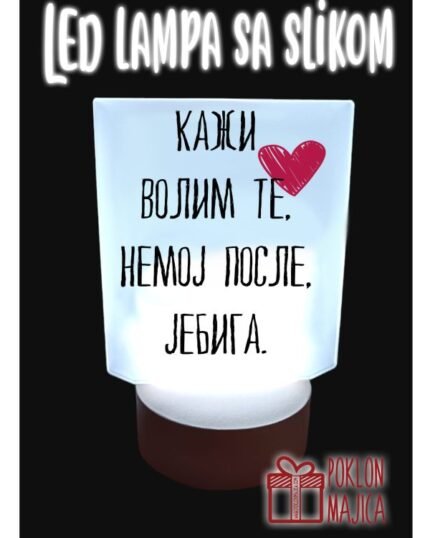 Kazi volim te - lampa