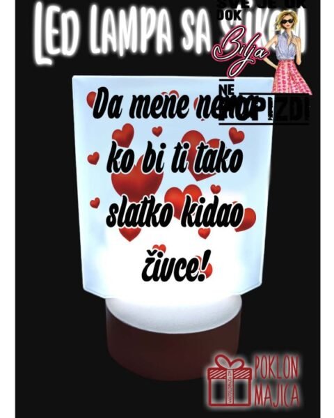 Da mene nema – lampa – Led lampa USB