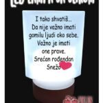 Lampa sa porukom za prijatelje