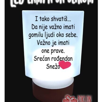 Lampa sa porukom za prijatelje