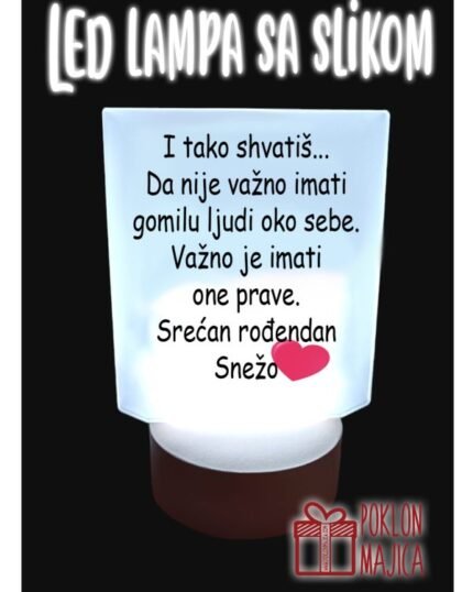 Lampa sa porukom za prijatelje