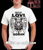 Nateran da radi + ime V22 – Lovci ribolovci – boja: bela