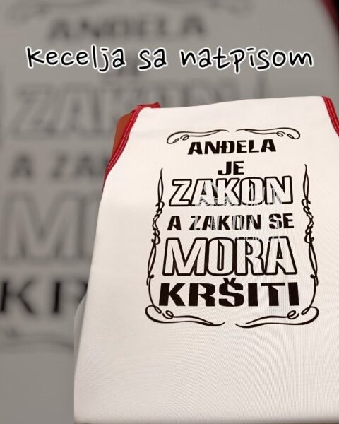Andjela je zakon – Kecelja sa štampom