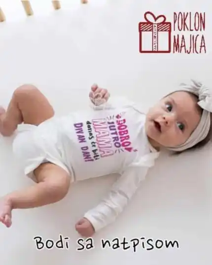 Mama dobro jutro - devojcica