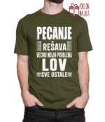 Pecanje i lov resava sve! – Lovci ribolovci – boja: zelena
