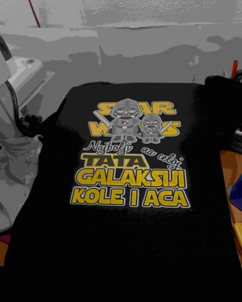 Kole i Aca i galaksija – Majica sa štampom