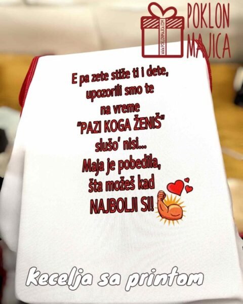 E pa Zete :) – Kecelja sa štampom
