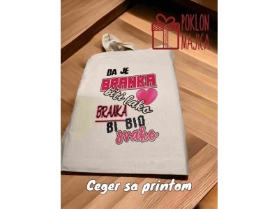 Da je Branka biti lako - ceger