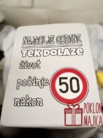 Najbolje godine tek dolaze – Majica sa štampom – boja: bela