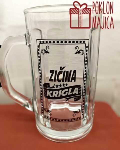 Žičina krigla – Krigla sa natpisom