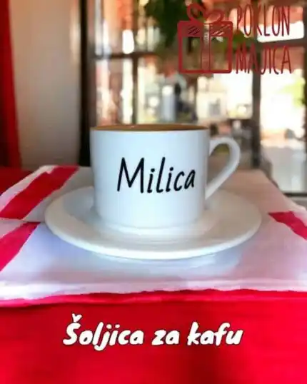 Šoljica za kafu + ime po želji - Milica