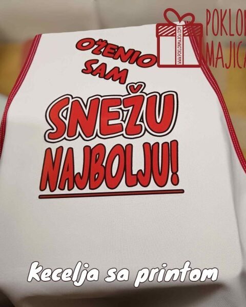 Najbolja Sneža – Kecelja sa štampom