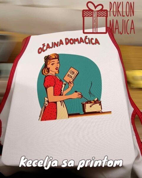 Ocajna domacica – Kecelja sa štampom