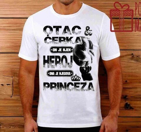 Heroj i princeza – Majica sa štampom