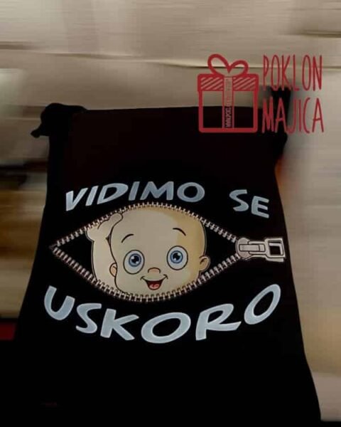 Vidimo se uskoro klasik crna – Majica sa štampom