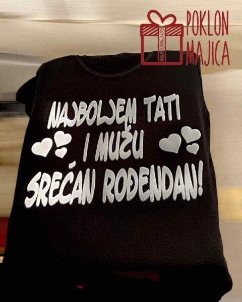 Najboljem tati i muzu V61 – Majica sa štampom