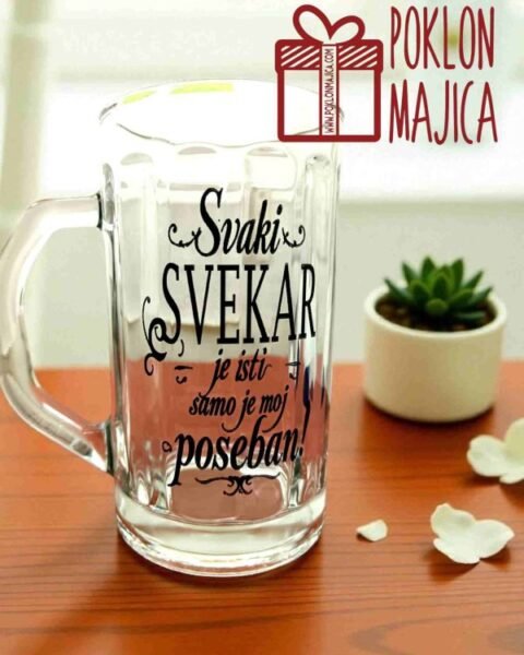 Krigla za svekra :) – Krigla sa natpisom