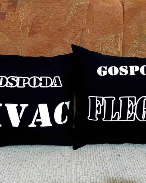 Gospodin i gospodja :) – Ukrasni jastuk sa štampom