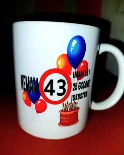 Šolja za 43 rodjendan