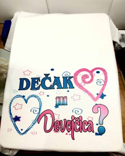 Decak ili devojcica? – Majica sa štampom