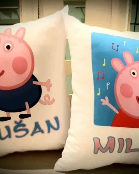 Pepa prase i Dzordz prase – Jastuk sa slikom