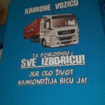 Kamione vozicu plava