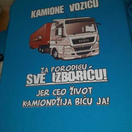 Kamione vozicu plava